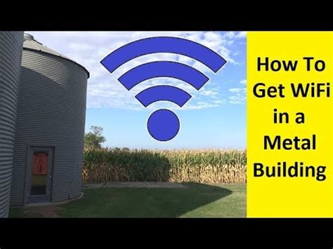 how to steal internet in att metal box on building|how to get wifi to metal shed.